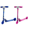 Zinc 2-Wheeled Twister Light-Up Foldable Kids Blue Scooter