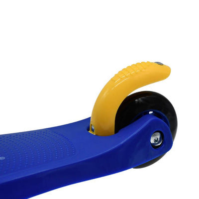 Zinc 3-Wheeled Sparkle Light-Up Scooter with Lean ’n’ Steer Control System - Yellow/Blue