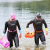 Zone3 Hi-Vis Inflatable 28L Swim Safety Buoy and Dry Bag – Orange