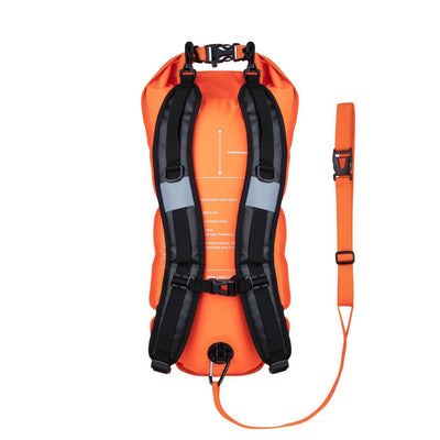Zone3 Hi-Vis LED Inflatable Swim Buoy / Dry Bag 28L Backpack