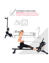 Magnetic Rowing Machine with Vertical Storage