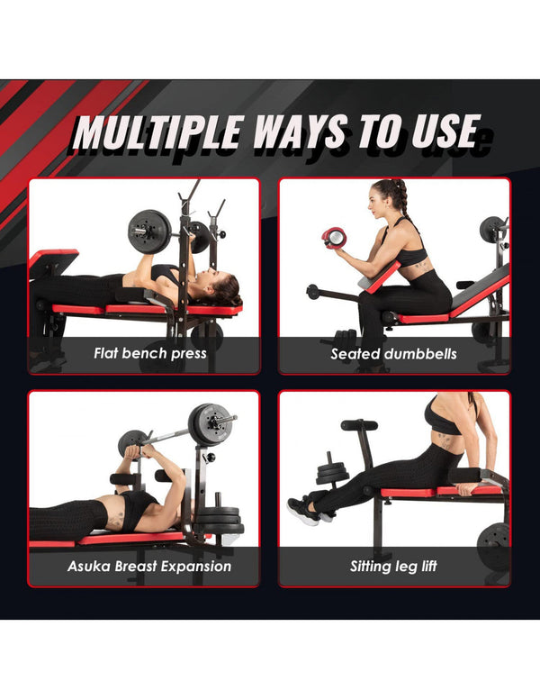 Premium Adjustable Foldable Weight Bench for Full-Body Home Workouts