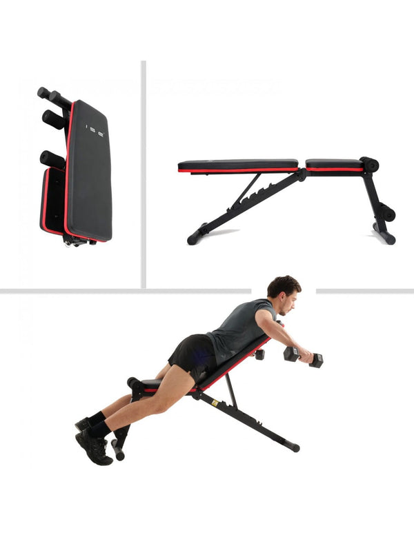 Multi-Position Folding Weight Bench for Home Workouts