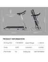 Automatic Foldable Treadmill with Incline and Heart Monitor