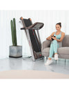 Automatic Foldable Treadmill with Incline and Heart Monitor