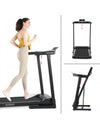 Folding Treadmill with 14km/h Speed and Hydraulic Assist