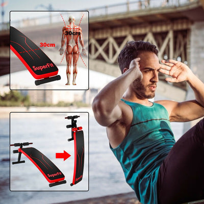 Multi-Position Adjustable Sit-Up Bench for Home Strength Training
